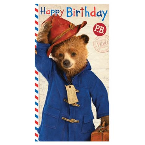 Happy Birthday Paddington Bear Birthday Card £2.45